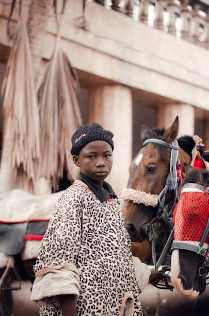 African Woman on a Street Market 