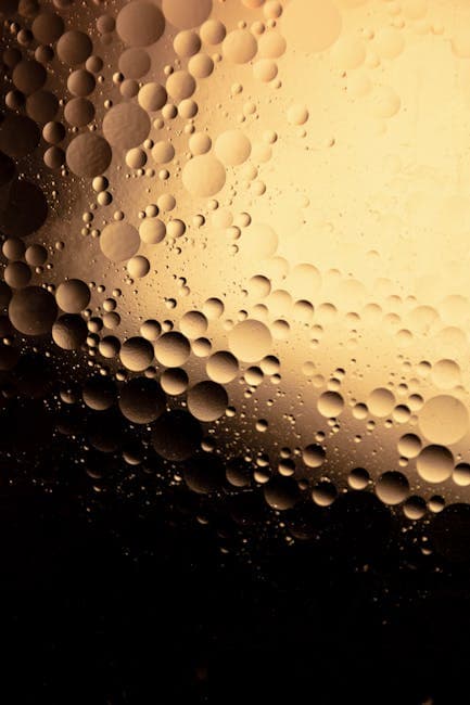 A close up of a glass with bubbles