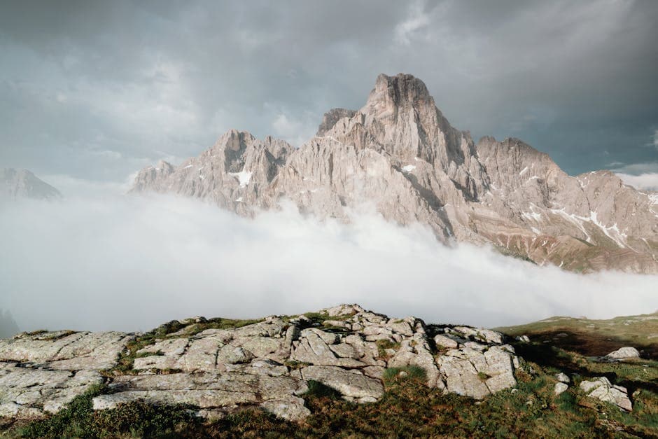 Clouds in a Mountain Valley 