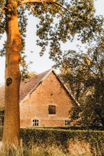 Brick Hut on a Farm 