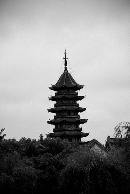 Ruiguang Tower in Suzhou in China