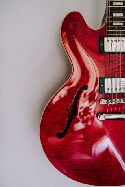 Close-up of an Electric Guitar 