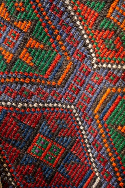 Colorful Pattern on a Carpet 