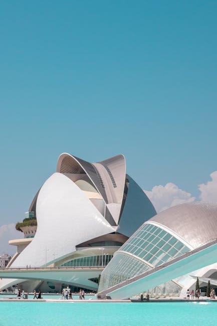 The city of arts and sciences in valencia, spain