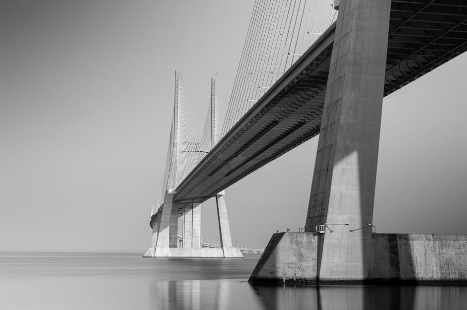 Vasco da Gama Bridge in Lisbon, Portugal