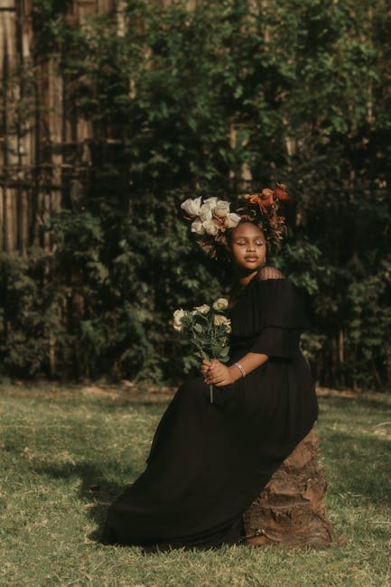 Free stock photo of african women, autumn flowers, early summer